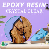 alida 2 Gallon Clear Epoxy Resin, Epoxy Resin Kit - Crystal Clear Epoxy Resin for DIY Projects, Desktop,Jewelry, Tumbler, Transparent No Bubbles alida