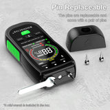 Wood Moisture Meter, Firewood Moisture Tester, Drywall Moisture Detector Professional Moisture Content Meter Lumber Logs Concrete Floors Carpet RDINSCOS