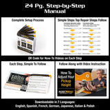 MusicNomad KEEP IT SIMPLE, SETUP (KISS)™ Starter Kit Bundle - 6 pc. Gauge Set, 26 pc. Guitar Tech Tool Set, 11 pc. Truss Rod Wrench Set (MN609) MusicNomad