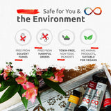 ZenART Non-Toxic Oil Paint Set for Professional Artists - 2 x 8 x 45ml Tubes - Bundle of Portrait, and Essential Palette of Eco-friendly Paint with ZenART Supplies