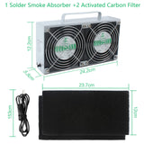 Solder Smoke Absorber Remover Fume Extractor Soldering Fan for DIY Working Soldering 3D Printing Kulannder