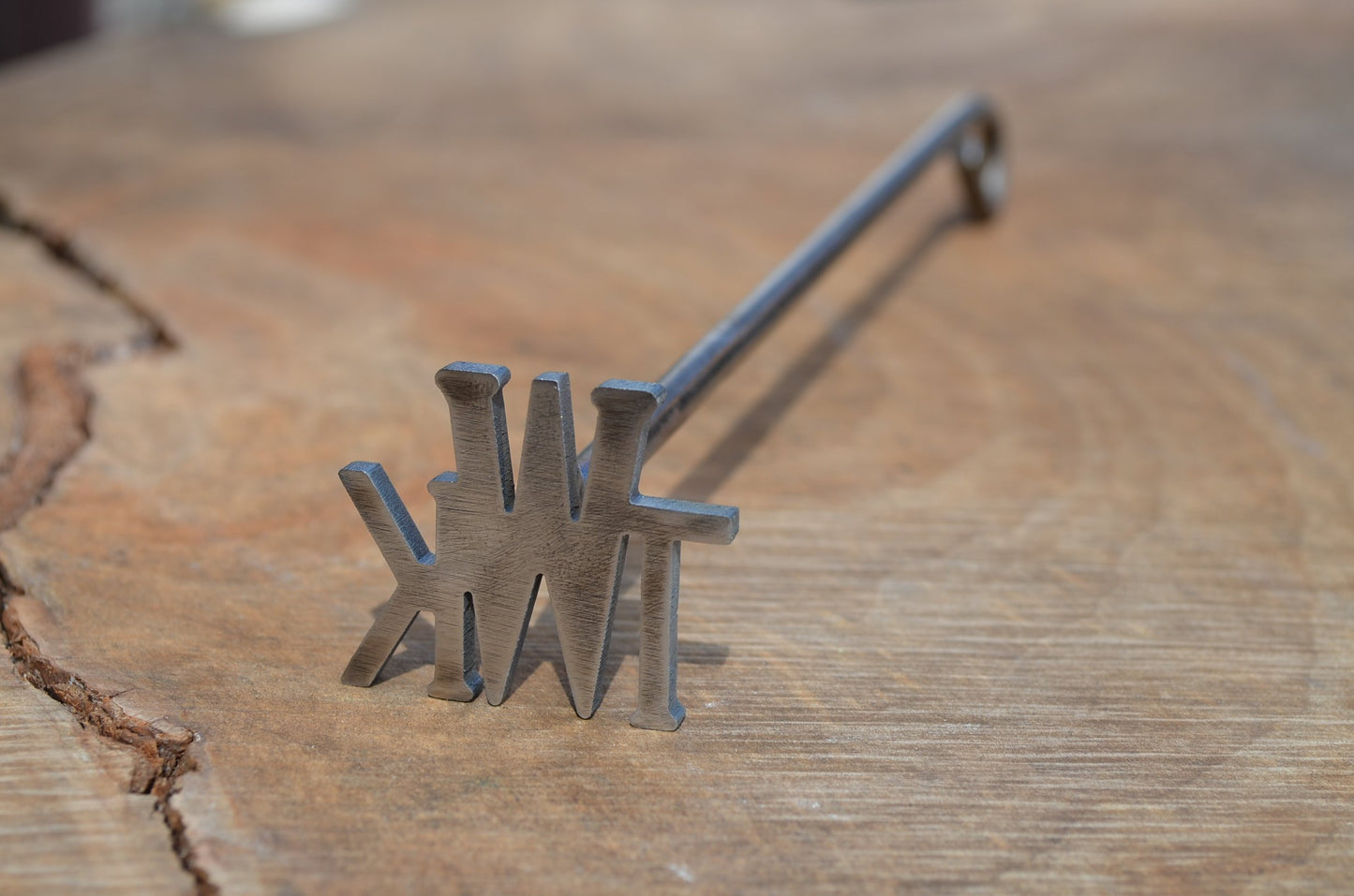 Custom Monogram Branding Iron – Unique Father's Day Gift by The Welded Keller - WoodArtSupply