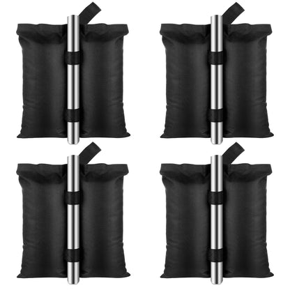 Takytao Canopy Weights Set of 4, Sand Bags for Canopy Weight 120 LBS, Pop Up Tent Weights Bags, 1680D Heavy Duty Sandbags for Tent Canopy Gazebo - WoodArtSupply