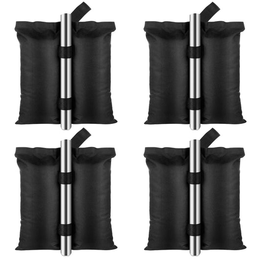 Takytao Canopy Weights Set of 4, Sand Bags for Canopy Weight 120 LBS, Pop Up Tent Weights Bags, 1680D Heavy Duty Sandbags for Tent Canopy Gazebo - WoodArtSupply