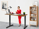 Lifetime Home Height Adjustable 48" Electric Standing Desk - Upgraded Ultra Durable Home Office Large Rectangular Computer or Laptop Sit Stand Lifetime Home
