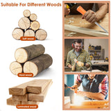 FALESOUL 4 Piece Wood Chisel Sets Woodworking Tools Set, Wood Chisels with Beveled Blade 6/12/18/24mm Sturdy Carpenter Chisel Hand Tool for Softwood FALESOUL