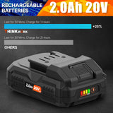 THINKWORK Buffer Polisher, 20V Cordless Buffer Polisher, 10 Inch Portable Polishing Machine Kit for Car, with 2Ah Rechargeable Battery, 6 Variable THINKWORK