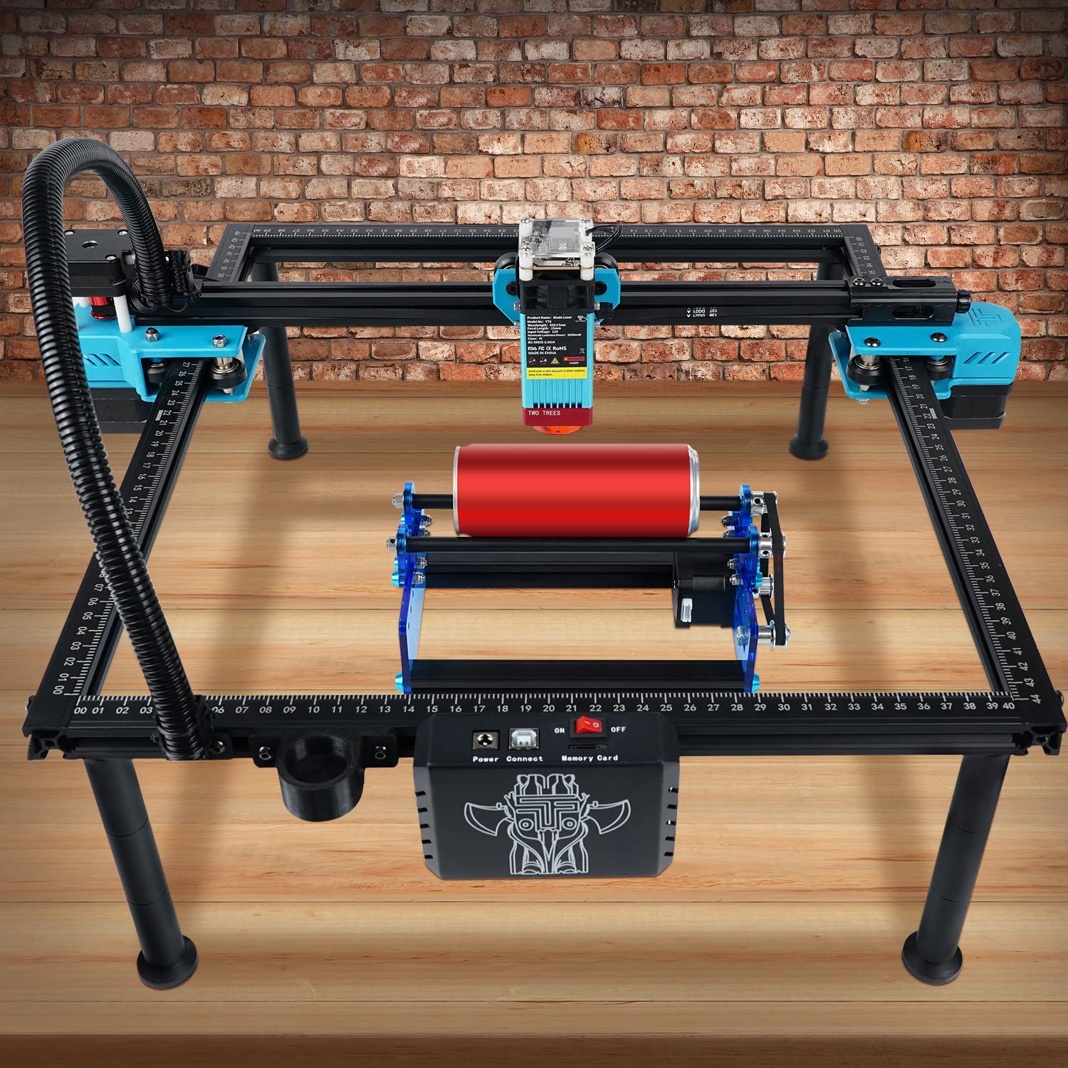 Twotrees Engraver Raiser Raised Footpads Height Up to 150mm for Most Laser Engraver, Suitable for Working with Rotary Roller - WoodArtSupply