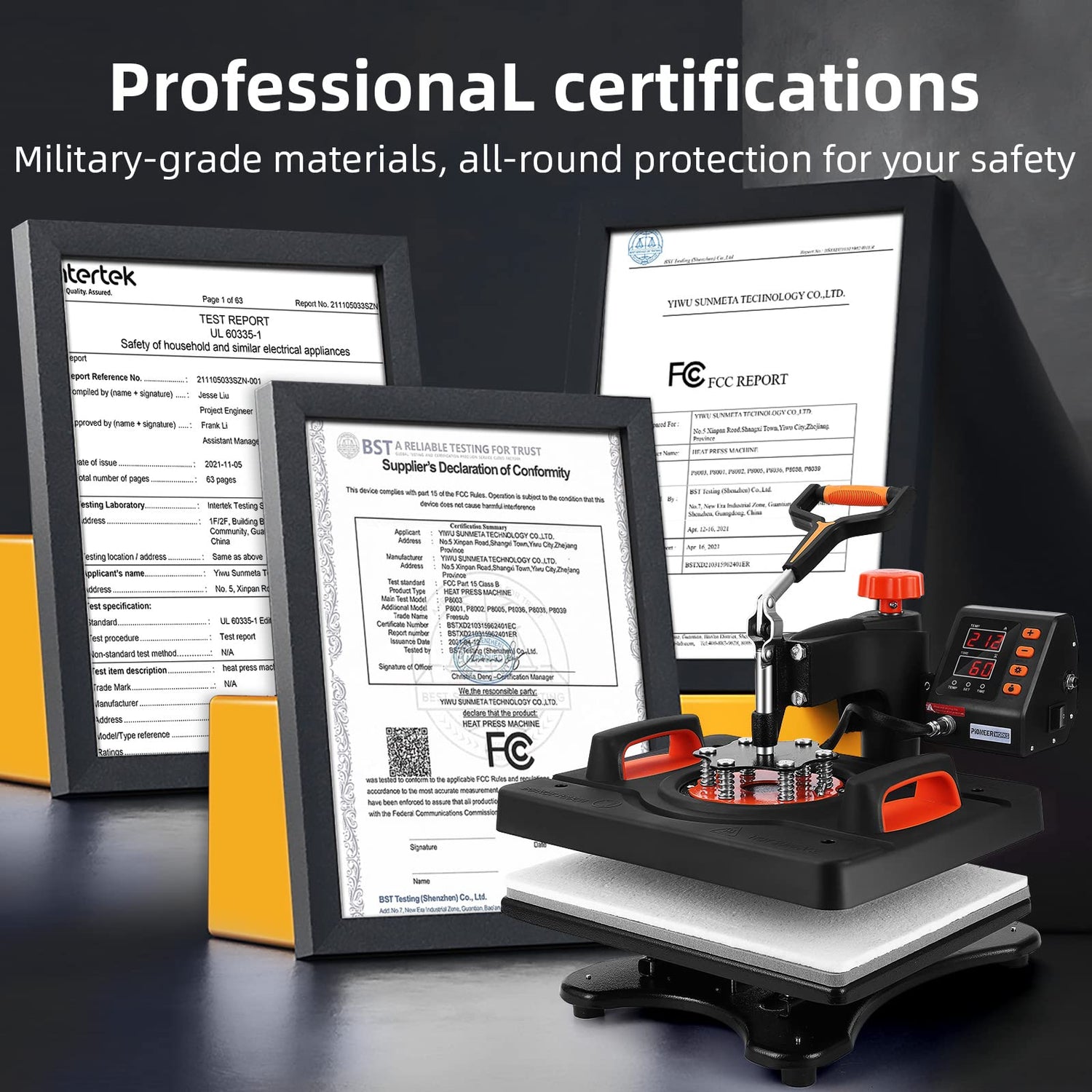 Heat Press Machine 11 in 1 Professional Sublimation Machine 12" X 15", 360° Swing Away Shirt Printing Heat Transfer Machine Digital GARVEE