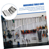 Veemoon 1pc Box Folding Toolbox Home Tools Portable Toolbox Rolling Tool Tray Metal Craft Storage Small Tool Chest Machinist Tools Storage Case Veemoon