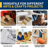 Bryco Goods 18" x 1,200" Brown Kraft Packing Paper - Versatile for Different Arts and Crafts Projects - Pin Up Your Work Or School Notes - Create Bryco Goods