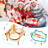 oathx Kids Drum Set All in One Montessori Musical Instruments Set Toddler Toys Natural Wooden Music Kit Baby Sensory Toys Months Birthday Gifts for oathx
