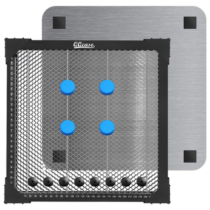 QQCASE Honeycomb Working Table,Steel Honeycomb Laser Bed for CO2 or Diode Laser Engraver/Cutting Machine,Honeycomb Working Panel for Desktop - WoodArtSupply