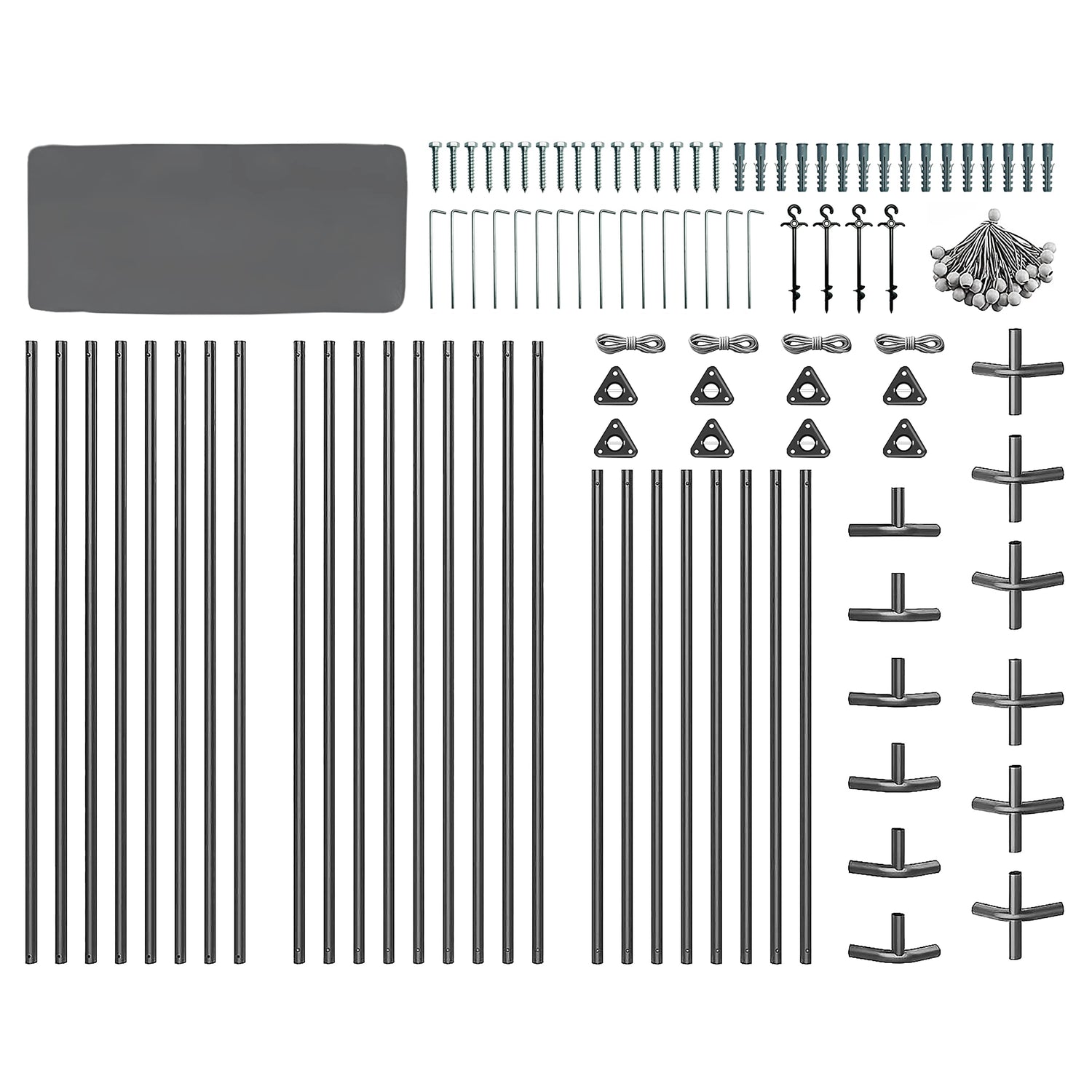 NOWENSOL Carport 12x20ft Car Port Garage Canopy Heavy Duty Car Tent Without Sidewalls & Doors, All Season and Portable Garage for Boat, Wedding NOWENSOL