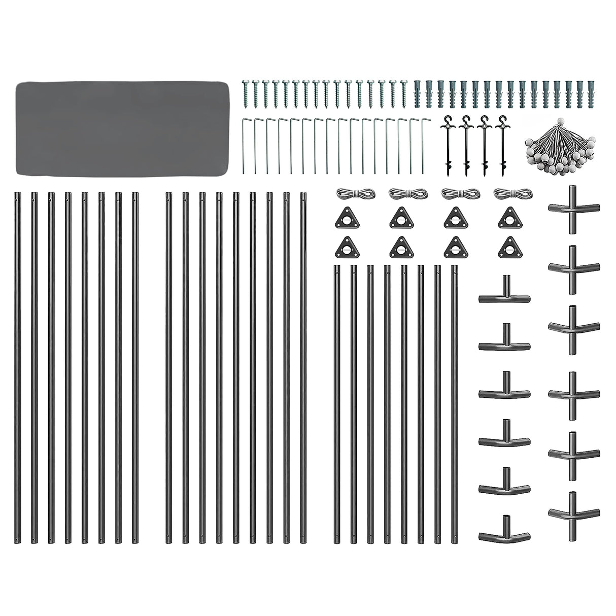 NOWENSOL Carport 12x20ft Car Port Garage Canopy Heavy Duty Car Tent Without Sidewalls & Doors, All Season and Portable Garage for Boat, Wedding NOWENSOL