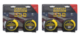 Stanley Consumer Tools FMHT74038 25' Fatmax Tape Measure, 2 Tape Measures per Pack, 4 Tape Measures Total Stanley