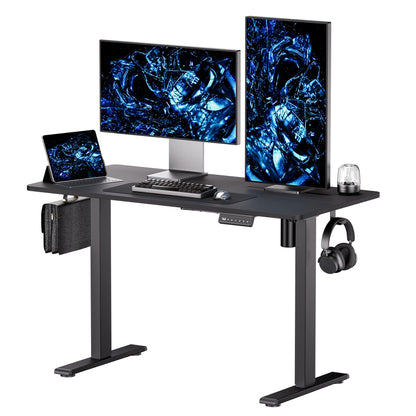 SOHOMACH Electric Standing Desk - Adjustable Height with Memory Preset, 48 x 24 Inches Ergonomic Design Home Office Standing Desk - WoodArtSupply