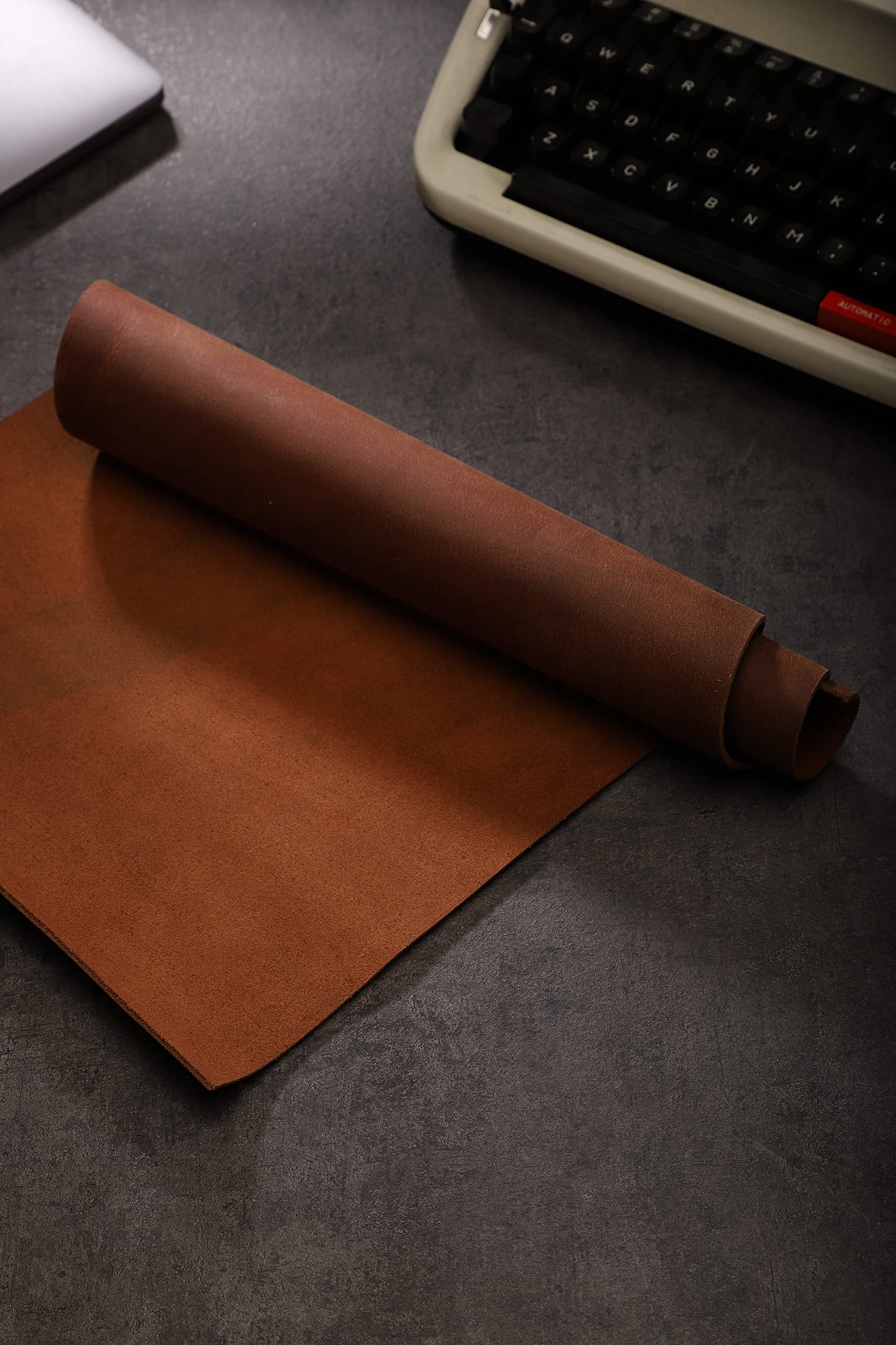 Leather Sheets for Crafts – Includes 3 Sheets (12x12")+ Leather Cord (36") - Full Grain Buffalo Leather Squares - Great for Jewelry, Leather Wallets, WANDERINGS