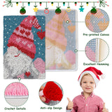 YP Latch Hook Kits for Kids Adults DIY Rug Tapestry Kits with Printed Canvas Embroidery Kits Festival Gifts Home Decoration (C, 18.1inch X 12.6inch) YP