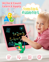 KOKODI 12 Inch LCD Writing Tablet with Anti-Lost Stylus, Erasable Doodle Board Colorful Toddler Drawing Pad, Car Travel School Games Toys for 3 4 5 6 KOKODI