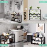 Jripae Shoe Rack Bamboo 5 Tier Shoe Organizer, Storage 20-25 Pairs for Closet Entryway, Stackable Large Tall Shoe Shelf Holder Stand Cubby for Door Jripae