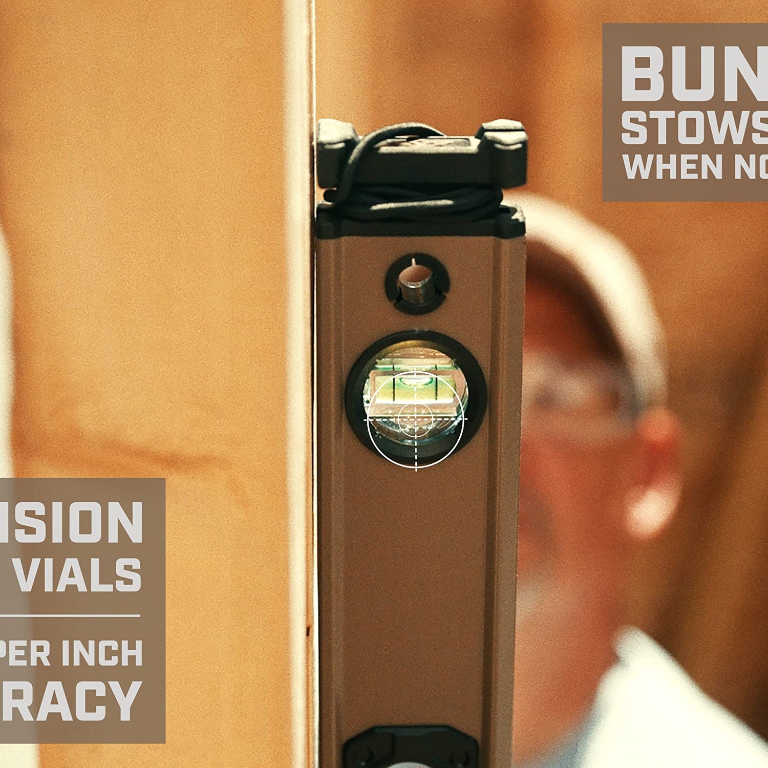 Spec Ops Tools 24" Box Beam Level, Tourniquet Bungee System, 33% Larger Block Vials, Aluminum, 3% Donated to Veterans Spec Ops