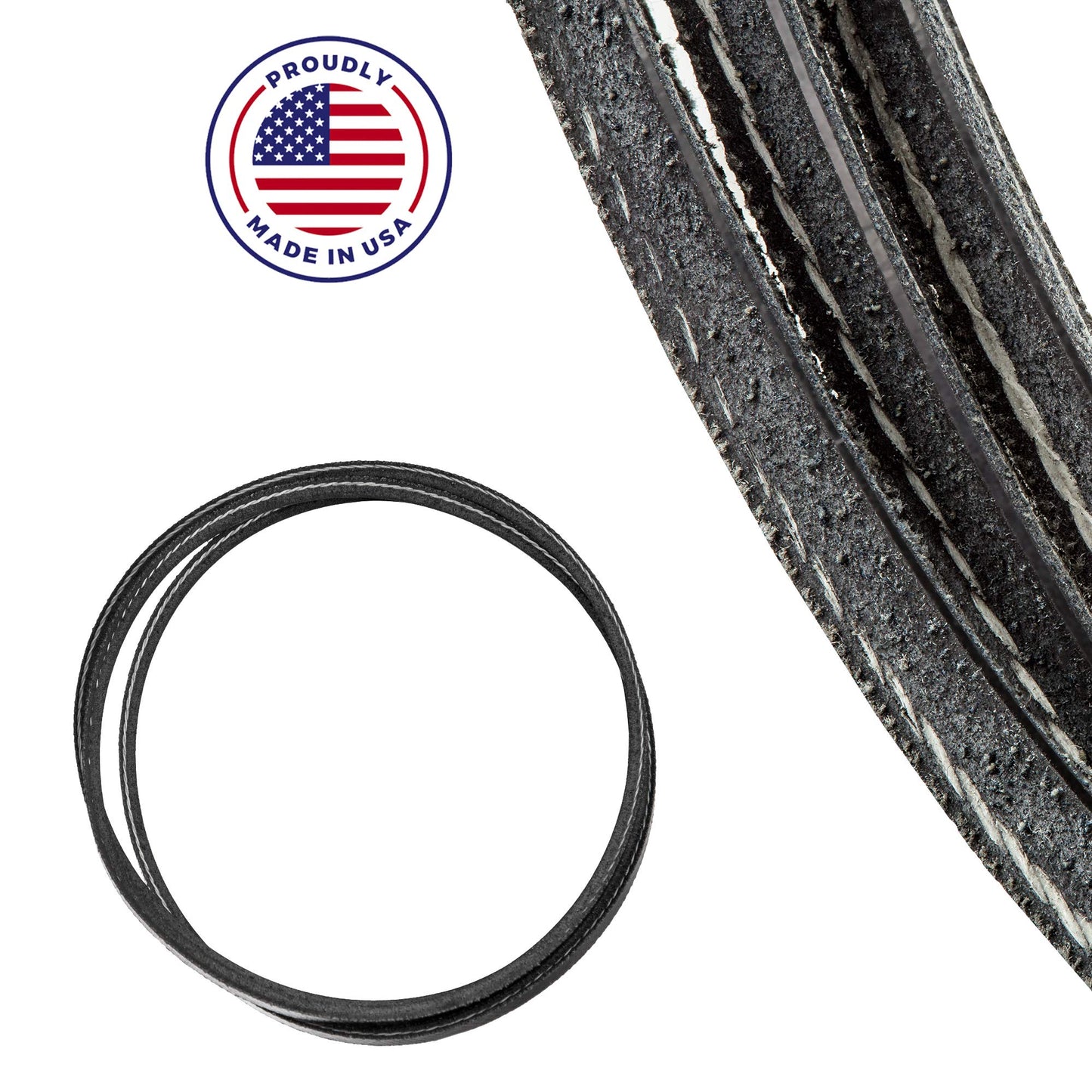 Planer Drive Belts Set Fits - Ryobi Rapid 12 5/16 Surface Planer - High Strength Rubber Belts - Replacement Drive Belt - Made in the USA - Motor - WoodArtSupply