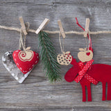 Amosfun 100pcs Wooden Apple Cutout Unfinished Mini Wood Apple Pieces Slice Centerpiece Embellishment for Xmas Wedding Birthday Table Decor DIY Craft Amosfun