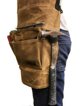 Readywares Waxed Canvas Tool Apron, Carpenter Aprons, Woodworking Aprons Readywares