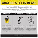 Tub O Towels TW90 Heavy-Duty 10" x 12" Size Multi-Surface Cleaning Wipes, 90 Count Per Canister Tub O' Towels
