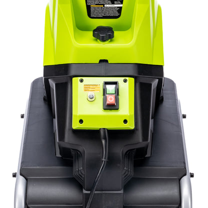 Earthwise GS70015 15-Amp Garden Corded Electric Chipper, Collection Bin - WoodArtSupply