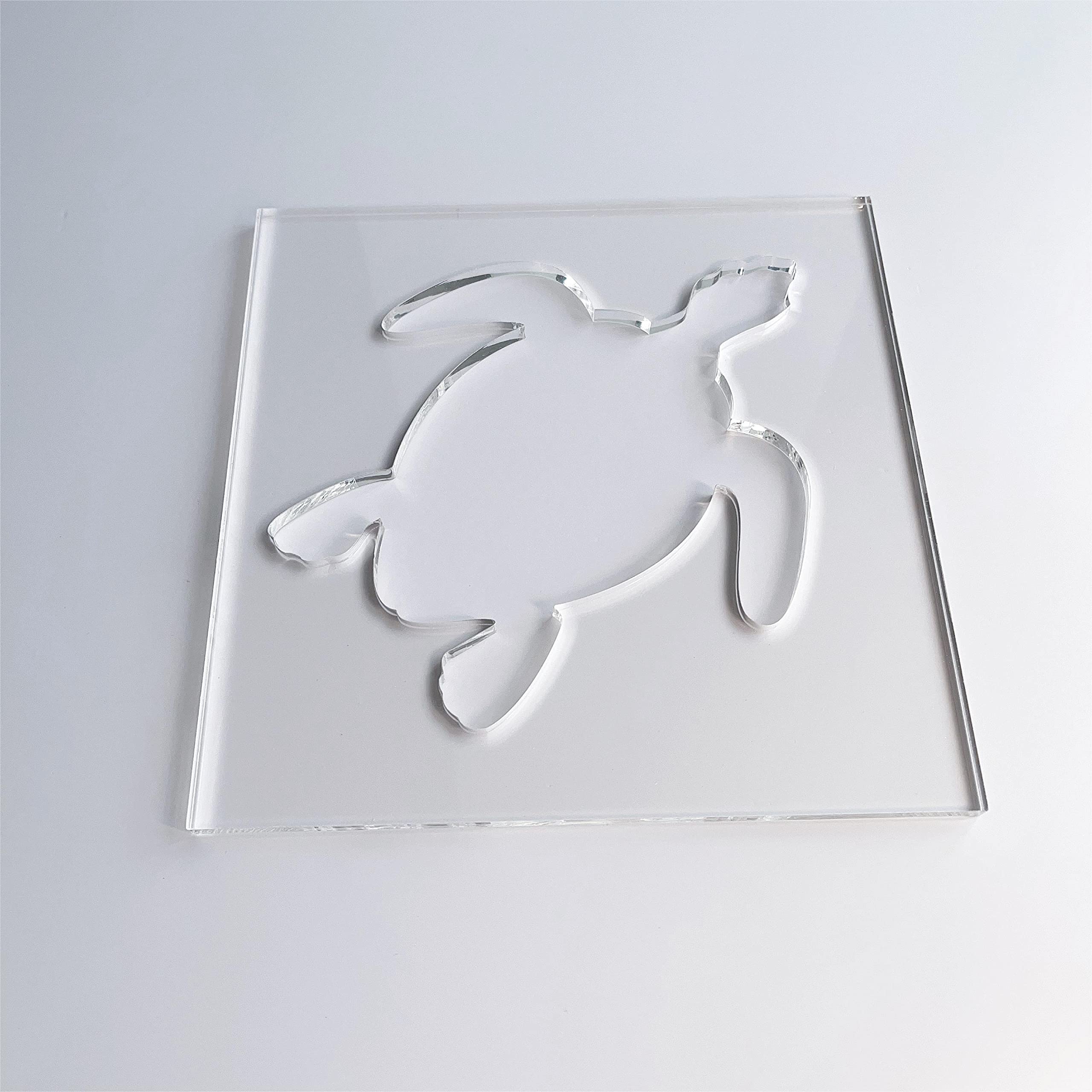 Sea Turtle Router Template, Clear Acrylic Template, Woodworking Router ...