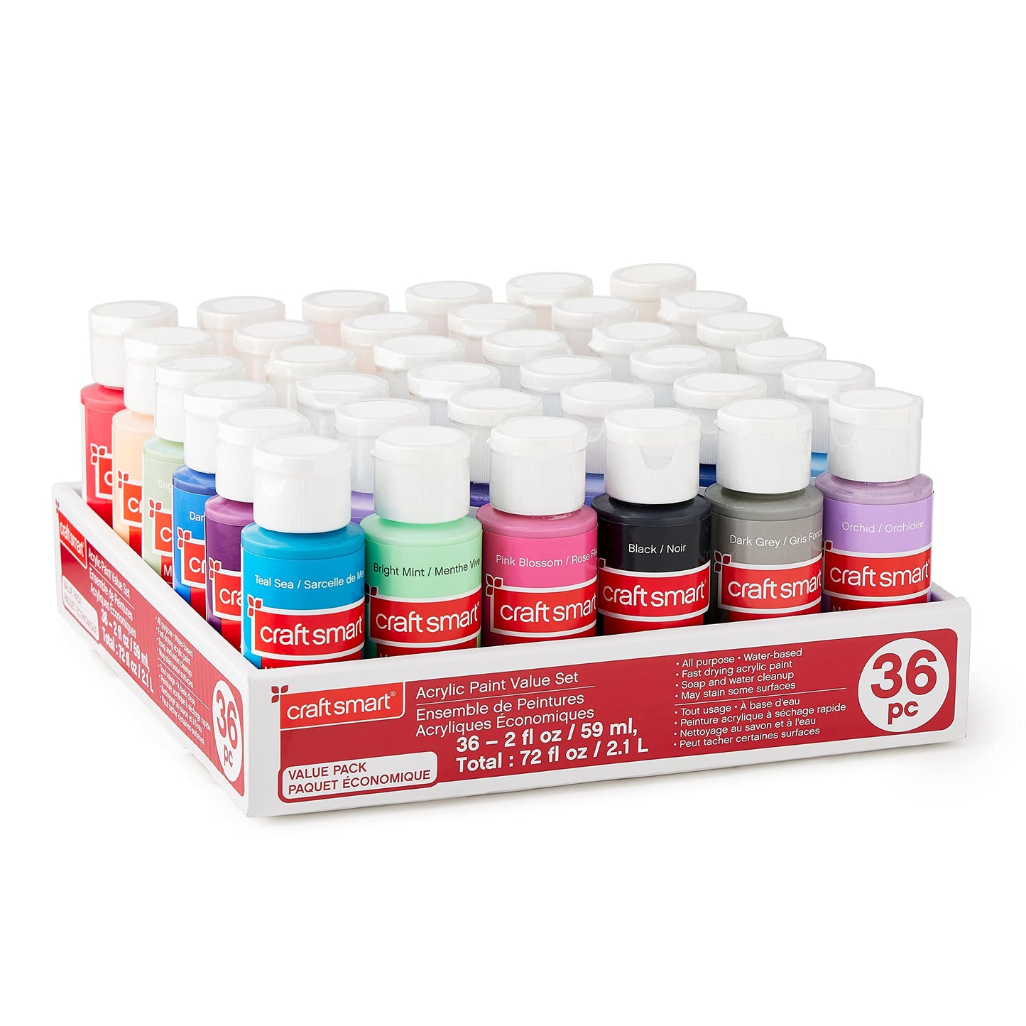 Craft Smart 36 Color Acrylic Paint Value Set