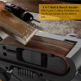 Jellas 3 × 21-Inch Belt Sander with Dust Bag, 7Amp Sander Machine with Variable-speed Control, 2 in 1 Vacuum Adapter, 10Feet (3 meters) Length Power Jellas