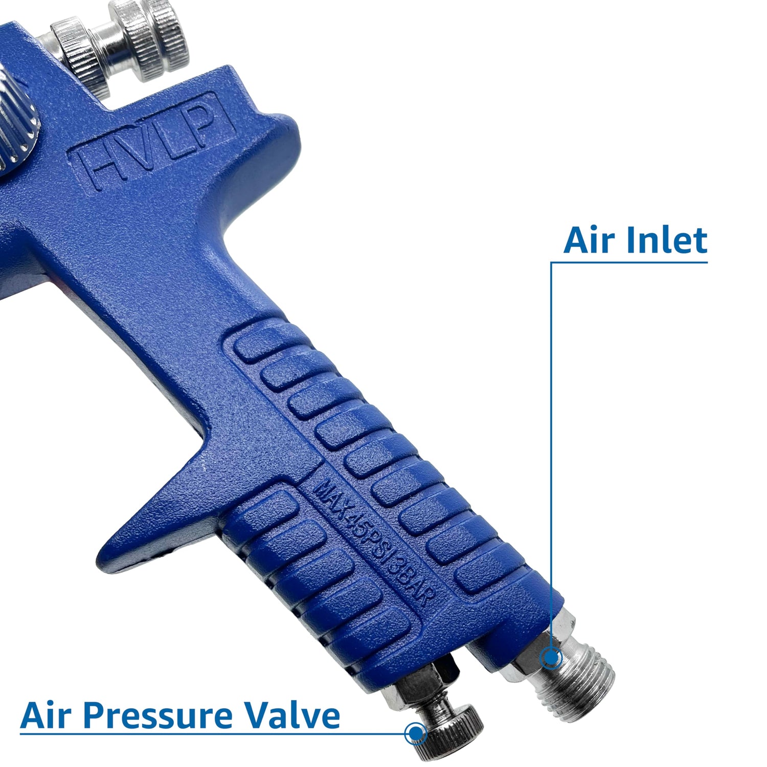 PERMASAFE HVLP Spray Gun Gravity Feed, 600CC Capacity, with 1.4mm Nozzle Professional Air Paint Sprayer, Spray Guns for Painting Cars PermaSafe Protective Coatings