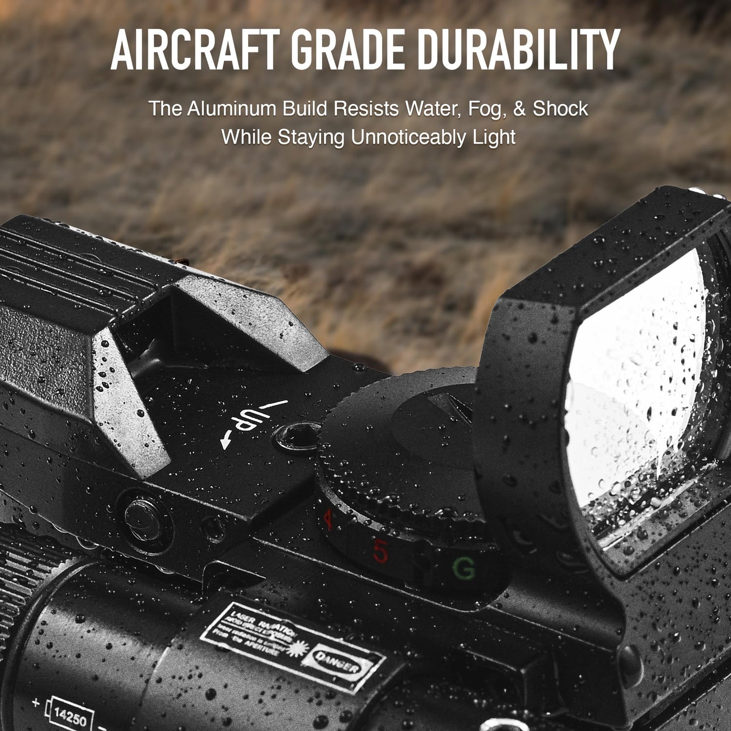 Pinty Red Dot Sight with Integrated Green Laser Sight, Laser Class IIIA, Laser Output Less Than 5mW Pinty