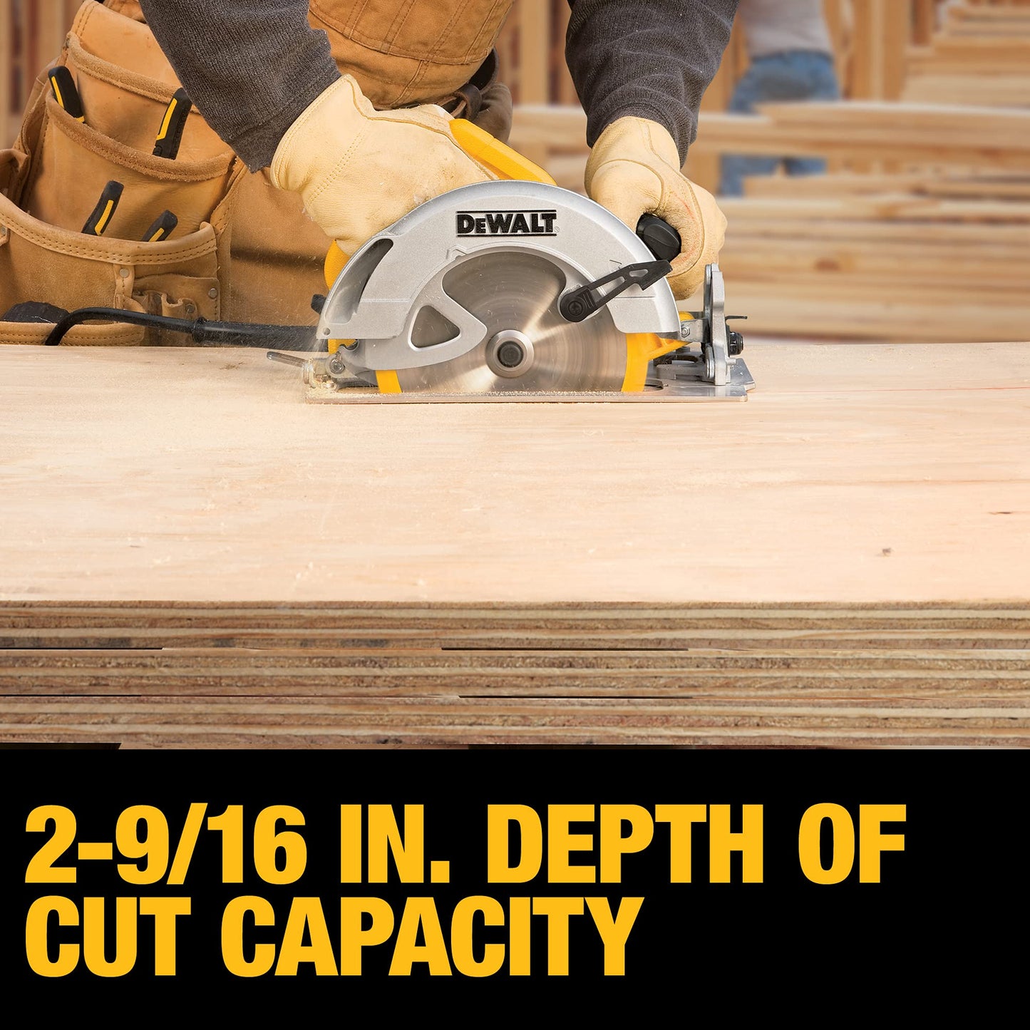 DEWALT 7-1/4-Inch Circular Saw, Lightweight, Corded (DWE575) - WoodArtSupply