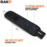 RAK Magnetic Wristband for Holding Screws, Nails and Drill Bits for Men - Made from Premium Ballistic Nylon with Lightweight Powerful Magnets - RAK