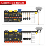 Ultrawall Black Pegboard Wall Organizer, 48X 36 inch for Garage Storage with Hooks, Storage Bins, Tool Panel Organizer Ultrawall