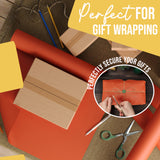 Orange Kraft Paper Roll 17.75" X 1320" (110' Ft) Colored Paper Roll - Kraft Wrapping Paper Perfect as Shipping Paper - Packing Paper Roll - Craft Crown Display