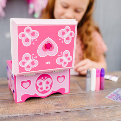 Melissa & Doug Created by Me! Jewelry Box Wooden Craft Kit - WoodArtSupply