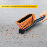 PHYEX 1-Pack 17" Heavy Duty Metal Dust Pan with Cleaning Brush Set PHYEX