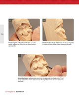 Carving Faces Workbook: Learn to Carve Facial Expressions with the Legendary Harold Enlow (Fox Chapel Publishing) Detailed Lips, Eyes, Noses, and Fox Chapel Publishing