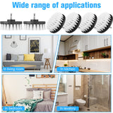 Drill Brush Attachment Power Scrubber Cleaning Kit Multi Purpose Drill Brush Set Drill Scrubber Brush Kit Cleaning Brushes for Drill Bathroom Remerry