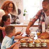 20 Pack Solid Wood Serving Trays Acacia Wooden Server Platter Rectangular Charcuterie Boards with Grooved Handle for Home Room Coffee Cheese Skylety