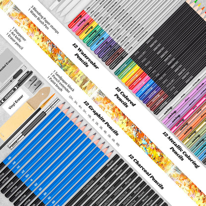 iBayam 18 Color Fineliner Pen & 78-Pack Drawing Set - WoodArtSupply