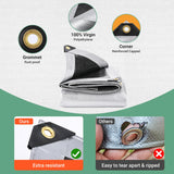 12x20FT Waterproof Tarp, Yumatum 16 Mil Heavy Duty Tarps with Reinforced Edges/Brass Grommets, 100% UV Blocking/Tear Resistant Poly Tarp for Camping, Yumatum