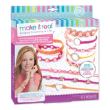 Make It Real - Macrame Friendship Bracelet Making Kit for Girls - Kids String Bracelet Making Kit - Friendship Bracelet Craft Kit w/Thread, Beads & Make It Real