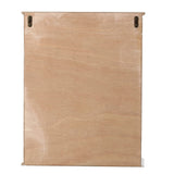 LuxenHome Double Door Wood Mounted Wall Cabinet, Farmhouse Wood Wall Storage, Kitchen Wall Cabinet with Shelves Inside, 20 Inch, Disdressed White LuxenHöme