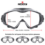 NoCry Safety Goggles Over Glasses for Men and Women; Anti Fog Scratch Resistant Men; Vented Lab with Extreme Impact Resistance; ANSI Z87.1 Certified NoCry